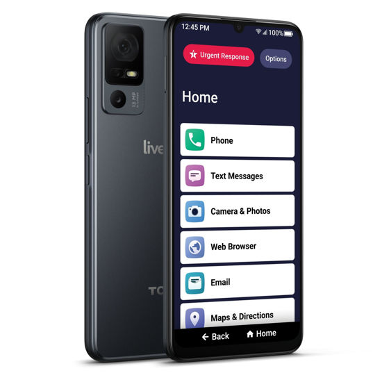 Picture of LIVELY Jitterbug Smart4 Smartphone for Seniors - Cell Phone for Seniors - Not Compatible with Other Wireless Carriers - Must Be Activated with Lively Phone Plan