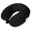Picture of SAIREIDER Travel Pillow 100% Pure Memory Foam Travel Neck Pillow, Airplane Pillow for Traveling、Car、Home、Office，Washable Cover（Black）