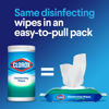 Picture of Clorox Disinfecting Wipes, Bleach Free Cleaning Wipes, Household Essentials, Fresh Scent, Moisture Seal Lid, 75 Wipes, Pack of 3 (New Packaging)