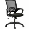 Picture of Home Office Chair Ergonomic Desk Chair Mesh Computer Chair with Lumbar Support Armrest Executive Rolling Swivel Adjustable Mid Back Task Chair for Women Adults, Black