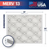 Picture of BNX TruFilter 20x25x1 Air Filter MERV 13 (6-Pack) - MADE IN USA - Electrostatic Pleated Air Conditioner HVAC AC Furnace Filters for Allergies, Pollen, Mold, Bacteria, Smoke, Allergen, MPR 1900 FPR 10