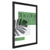 Picture of MCS Studio Gallery 18x24 Poster Frame Black Woodgrain, Vertical & Horizontal Wall Hanging Large Picture Frame for Photos, Posters & Art Prints (1-Pack)