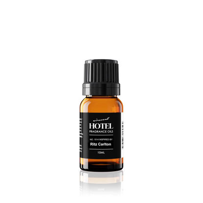 Picture of Hotel Diffuser Oil Inspired by The Ritz Carlton Hotel Scent - AirScent No. 1014 Fragrance Oil Blend - 10 mL, 0.34 fl oz Glass Bottle with Dropper Cap for Aromatherapy Diffusers and Humidifiers