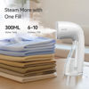 Picture of HiLIFE Steamer for Clothes, Handheld Clothes Steamer with Large 300ml Tank, 1100W Clothing Steamer, Fabric Wrinkle Remover, Portable & Compact Travel Size Garment Steamer ONLY FOR 120V (White)