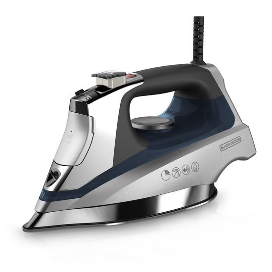 Picture of BLACK+DECKER Allure Professional Steam Iron, 30% More Steam, Precision Tip, Stainless Steel Soleplate, Vertical Steam Function