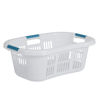 Picture of Rubbermaid Laundry Basket, XL Hip-Hugger Basket, 2.1-Bushel, White, Laundry, Storage/Bathroom/Bedroom/Home Closet