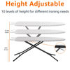 Picture of Amazon Basics Full-Size Ironing Board - 4-Leg Fold-Up, Chevron Removable Cover, 60"L x 14"W x 38"H