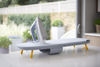 Picture of Joseph Joseph Folding Tabletop Ironing Board with Iron Holder, Compact, Space-Saving, Grey/Yellow