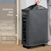 Picture of DOKEHOM 25-Inches Slim Laundry Basket on Wheels, Collapsible Rolling Laundry Hamper, Foldable Narrow Corner Clothes Storage Bins (Dark Grey)