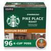 Picture of Starbucks K-Cup Coffee Pods, Medium Roast Coffee, Pike Place Roast for Keurig Brewers, 100% Arabica, 4 boxes (96 pods total)