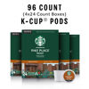 Picture of Starbucks K-Cup Coffee Pods, Medium Roast Coffee, Pike Place Roast for Keurig Brewers, 100% Arabica, 4 boxes (96 pods total)