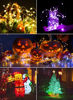 Picture of Minetom Color Changing Fairy String Lights - 33 ft 100 LED USB Silver Wire Lights with Remote and Timer, Starry Fairy Lights for Bedroom Party Indoor Christmas Decoration, 16 Colors, Adapter Included