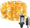 Picture of Lighting EVER Fairy Lights Plug in, 33ft 100 LED String Lights for Bedroom, Warm White Copper Wire Lights, Waterproof Indoor Outdoor Decorative Fairy Lights for Patio, Garden, Balcony, Vases, Craft