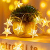 Picture of Minetom Star String Lights Battery Operated - 17 ft 50 LED Star Fairy String Lights with Timer, Waterproof for Indoor Bedroom Tent Loft Bed Patio Party Wedding Decor, Warm White