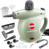 Picture of Outspurge Handheld Steam Cleaner, Pressurized Multi-Surface Steam Shot with 13 Accessories, Safety Lock, Steamer for Cleaning Floor, Upholstery, Grout, Windows, Couch and Car, Green