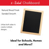 Picture of Plaid Double Sided Framed Chalkboard, 8.5"X10.5", 1 Pack