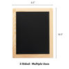 Picture of Plaid Double Sided Framed Chalkboard, 8.5"X10.5", 1 Pack