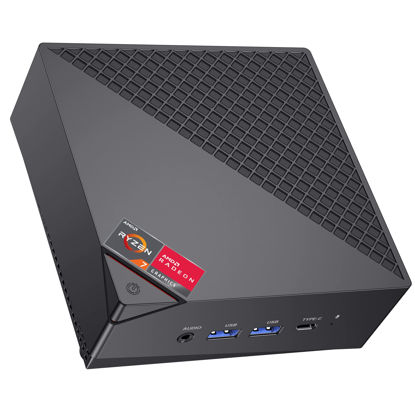 Picture of ACEMAGICIAN [Dual LAN Mini Gaming PC AMD Ryzen 7 5825U Mini PC 16GB DDR4 512GB SSD Mini Computers (8C/16T, up to 4.5Ghz), 4K Triple Display Mini Desktop Bluetooth/WiFi 6/Office