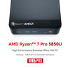 Picture of Beelink SER5 Pro Mini PC, AMD Ryzen 7 5850U(7nm, 8C/16T) up to 4.4GHz, Mini Computer 32GB DDR4 RAM 1TB NVME SSD, Micro PC 4K@60Hz Triple Display, Mini Gaming Computer WiFi6/BT5.2/54W/HTPC/W-11 Pro