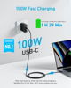 Picture of Mac Book Pro Charger, 100W USB C Charger, Anker Compact and Foldable Fast Charger for MacBook Air, Samsung Galaxy, iPad Pro, and All USB C Devices, 5 ft USB C to USB C Cable Included