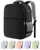 Picture of HOTOR Travel Backpack - Flight Approved Travel Bag for Men and Women, Carry on Luggage for 15.6" Laptop and Travel Essentials for Work, Business, Weekender, College 11.8"x7.9"x17.3" (Black)