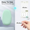 Picture of SUPVAN E10 Bluetooth Label Maker Machine with 3 Tapes, Continuous Waterproof Label, Versatile App with 35 Fonts and 1k+ Icons, Inkless Labeler for Home, Kitchen, School, Office Organization, Green
