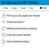 Picture of HP LaserJet Pro MFP 3101fdw Wireless Black & White All-in-One Laser Printer, Scanner, Copier, Fax, Best-for-Office (3G628F)