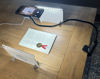 Picture of Dual Light Stands for scanning documents, Photos, Products, Albums, textbooks, and Receipts with Balanced Illumination