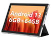 Picture of Android Tablet, 10.1 inch Android 13 Tablets 6GB RAM 64GB ROM 1TB Expand, 1280x800 IPS HD Touchscreen,6000mAh Battery, Bluetooth, Dual Camera, GMS, WiFi (Black)