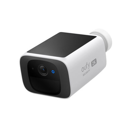 Picture of eufy Security SoloCam S220, Solar Security Camera, Wireless Security Camera Outdoor, 2K Resolution, Continuous Power, No Monthly Fee, HomeBase 3 Compatible, 2.4 GHz Wi-Fi, for Outdoor Surveillance