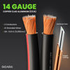 Picture of 14AWG Speaker Wire, GearIT Pro Series 14 AWG Gauge Speaker Wire Cable (100 Feet / 30.48 Meters) Great Use for Home Theater Speakers and Car Speakers Black