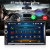 Picture of CAMECHO 7" Double Din Car Stereo Audio Bluetooth MP5 Player USB FM Multimedia Radio+ 4 LED Mini Backup Camera with Steering Wheel Remote Support Mobile Phone Synchronization (Used in Android/iOS)