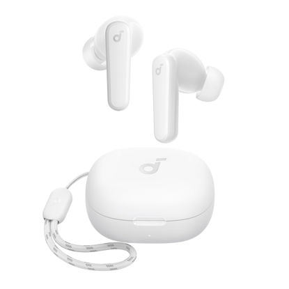 Picture of Soundcore by Anker P20i True Wireless Earbuds, 10mm Drivers with Big Bass, Bluetooth 5.3, 30H Long Playtime, Water-Resistant, 2 Mics for AI Clear Calls, 22 Preset EQs, Customization (White)