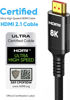Picture of Snowkids 8K Certified HDMI 2.1 Cable 10 ft, 48Gbps Ultra High-Speed HDMI Cables Cord, 10K 8K@60Hz, 4K@120Hz Compatible for TV/Laptop/Monitor/PS5/Xbox/Projector/Entertainment/Sound System & More