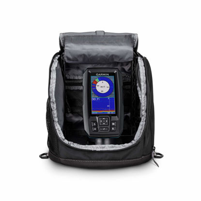 Picture of Garmin STRIKER Plus 4 Ice Fishing Bundle, Includes Portable STRIKER Plus 4 Fishfinder and Dual Beam-IF Transducer