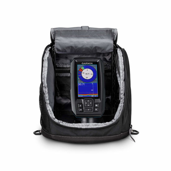 Picture of Garmin STRIKER Plus 4 Ice Fishing Bundle, Includes Portable STRIKER Plus 4 Fishfinder and Dual Beam-IF Transducer