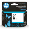 Picture of HP 64 Black Ink Cartridge | Works with HP ENVY Inspire 7950e; ENVY Photo 6200, 7100, 7800; Tango Series | Eligible for Instant Ink | N9J90AN