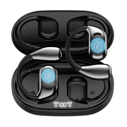 Picture of AI Language Translator Earbuds, OWS Real-Time 3-in-1 Translation Earbuds 144 Languages & Accents, Translation Device for Travel Business Learning, Black