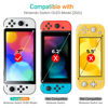 Picture of ivoler 4-Pack Tempered Glass Screen Protector Designed for Nintendo Switch OLED Model 2021&2023 with [Alignment Frame] Transparent HD Clear[Updated Version] Screen Protector for Switch OLED 7''