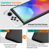 Picture of ivoler 4-Pack Tempered Glass Screen Protector Designed for Nintendo Switch OLED Model 2021&2023 with [Alignment Frame] Transparent HD Clear[Updated Version] Screen Protector for Switch OLED 7''