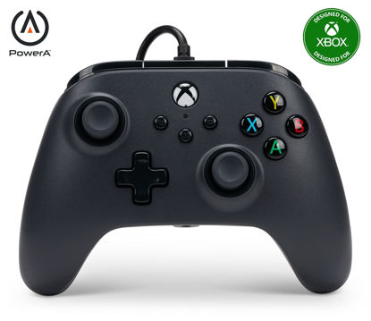 Picture of PowerA Wired Controller For Xbox Series X|S - Black, Gamepad, Video Game Controller Works with Xbox One