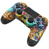 Picture of TIANHOO PS4 Controller, Wireless PS4 Controller for PS4/Pro/Slim, with Vibration Feedback, Motion Sensing, Touchpad, Light Bar, Share, Speaker, 3.5mm Headphone Jack (Graffiti)