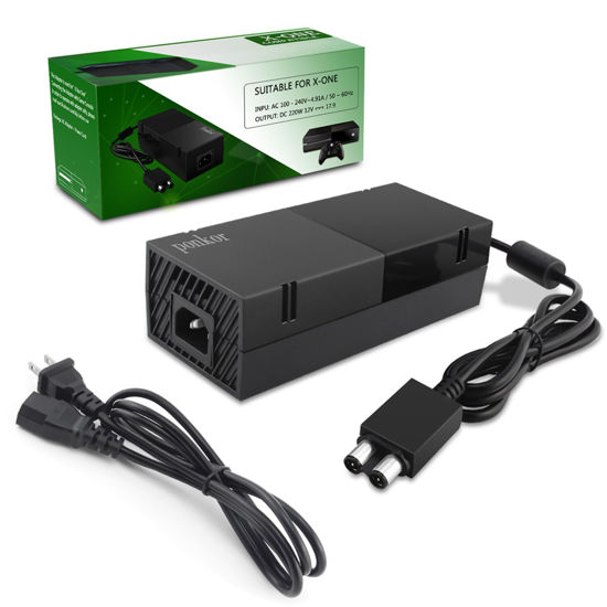 Picture of Ponkor Power Supply for Xbox One, AC Cord Replacement Power Brick Adapter 100-240V Compatible with Xbox One