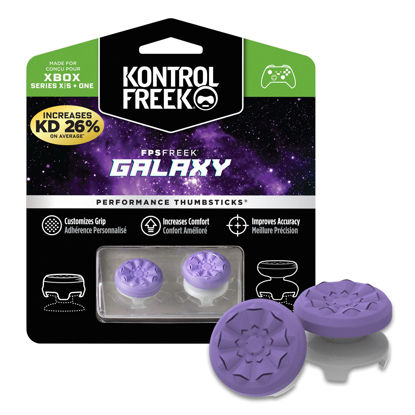 Picture of KontrolFreek FPS Freek Galaxy Purple for Xbox One and Xbox Series X Controller | 2 Performance Thumbsticks | 1 High-Rise, 1 Mid-Rise | Purple