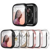Picture of JERXUN 6 Pack Case with Tempered Glass Screen Protector for Apple Watch Series 9/8/7 41mm, Ultra-Thin Scratch Resistant Full Protective Hard PC Bumper Cover for iWatch 41mm Accessories
