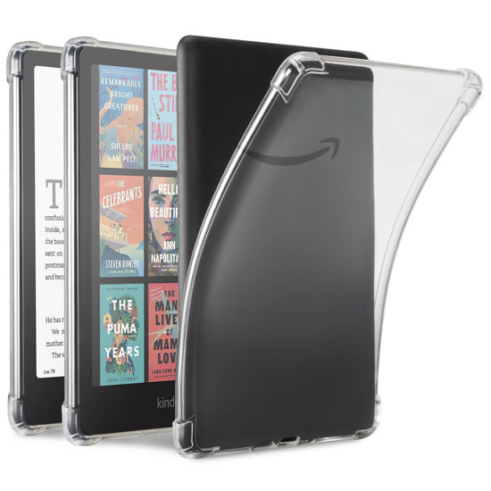 Picture of iDLEHANDS Clear Case for 7" All-New Kindle Paperwhite 12th Gen 2024 & Kindle Colorsoft Signature Edition (2024 Release) - Ultra Slim Soft TPU Transparent Cover & Lightweight, Clear
