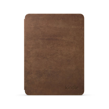 Picture of All-new Amazon Kindle Paperwhite and Kindle Colorsoft Signature Edition Case, Lightweight and Foldable Protective Cover - Premium Leather