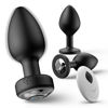 Picture of Anal Plug Sex Toys Vibrator- 3PCS Silicone Anal Toys Butt Plug Training Kit with Remote Control 10 Frequency Vibration, Vibrating Anal Plug and Prostate Massager, Adult Sex Toys and Games Black