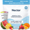 Picture of Nectar Hydration Packets - Electrolytes Powder Packets - Sugar Free & 0 Calorie - Organic Fruit Liquid Daily IV Hydrate Packets for Dehydration Relief and Rehydration (Variety 30 Pack)