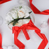 Picture of NESCCI 100 Yards Ribbon,1-1/2 Inch Red Satin Ribbon,Single Face Satin Ribbons,Perfect for Gift Wrapping,Wedding Decoration,Handmade Bows, Wrapping Bouquet and More